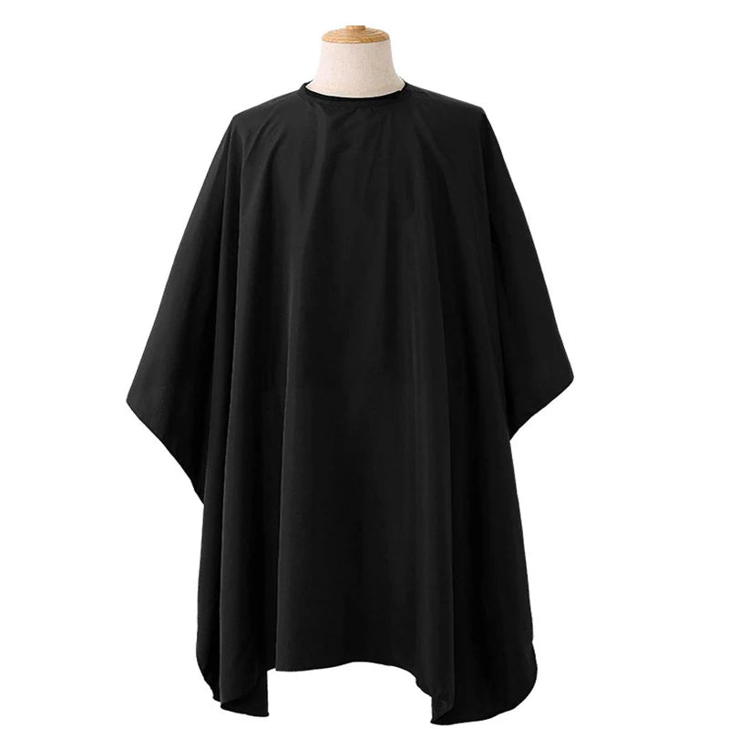 Plussign Professional Black Hair Cutting Cape With Adjustable Snap Waterproof Cape Barber Non-Stick Hair 140Cm*160Cm Big Size