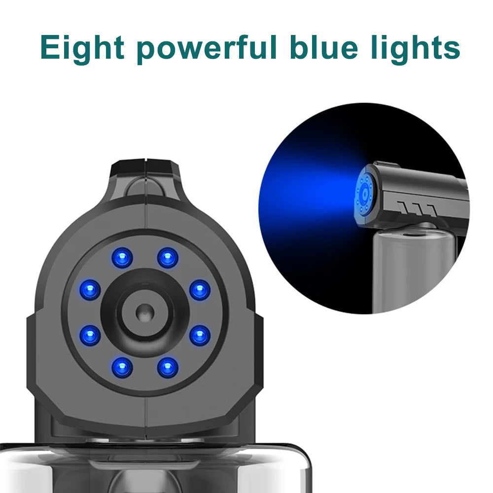 280ML Nano Blue Light Sprayer Barber Wireless Aftershave Steam USB Electric Spray Disinfection Gun For Garden Atomizer Tools