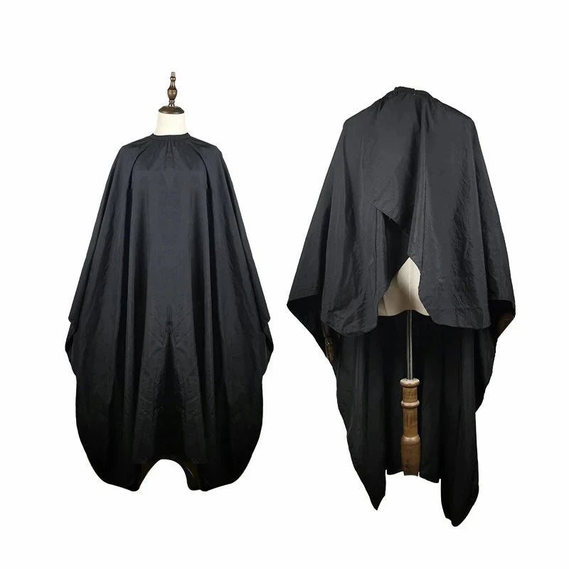 Plussign Professional Black Hair Cutting Cape With Adjustable Snap Waterproof Cape Barber Non-Stick Hair 140Cm*160Cm Big Size